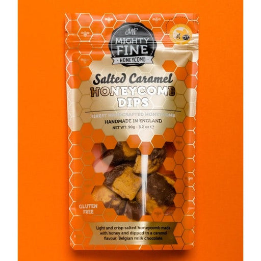 Mighty Fine - Salted Caramel Honeycomb Dips 90g-1