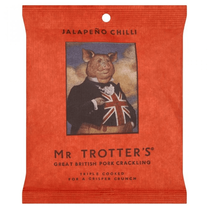Mr Trotter's - Jalapeno Chilli Pork Crackling 40g-2
