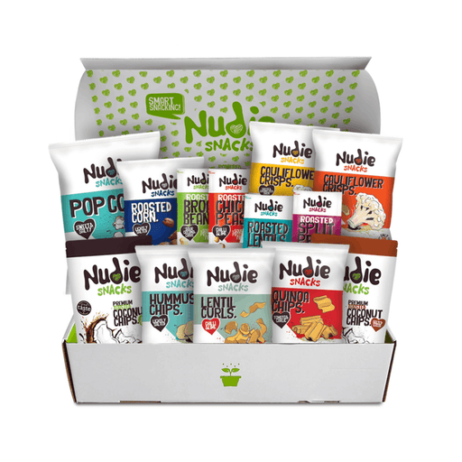 Nudie Snacks - Vegan Gift Hamper Snack Box - 16 Healthy Snacks-1