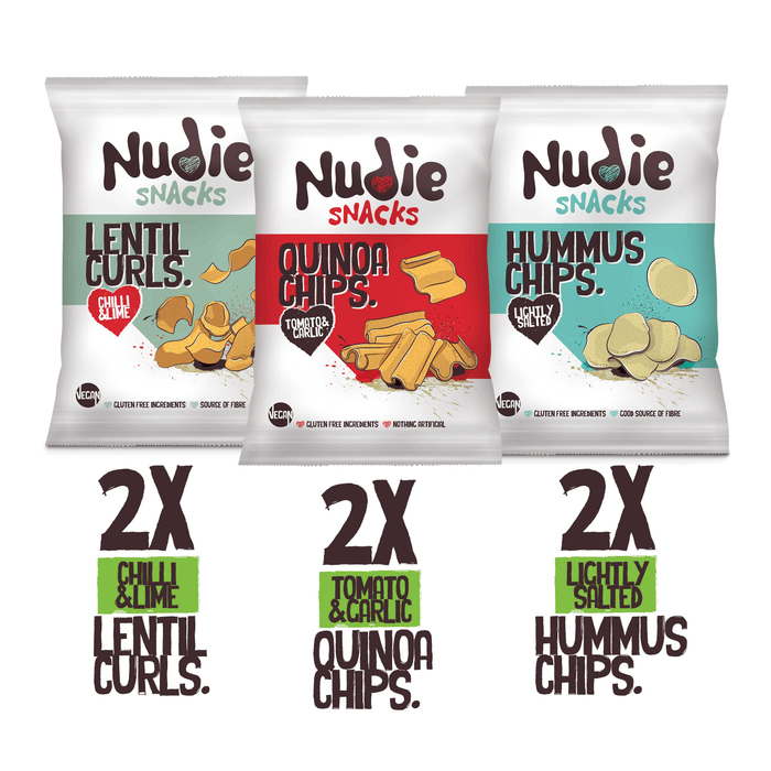 Nudie Snacks - Vegan Gift Hamper Snack Box - 16 Healthy Snacks-4