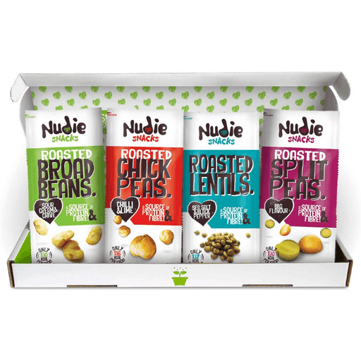 Nudie Snacks - Vegan Roasted Pulses Snack Box - 12 pack-1