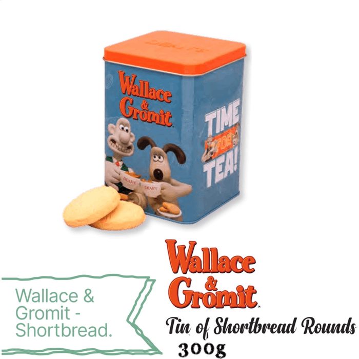 Nudie Snacks - Wallace and Gromit Shortbread Tin and Sweet Treats Hamper-5