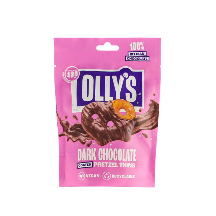 Olly's - Dark Chocolate Pretzel Thins 10 x 90g-2