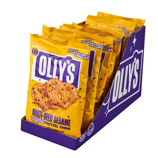 Olly's - Multiseed Sesame Pretzel Thins 140g-2