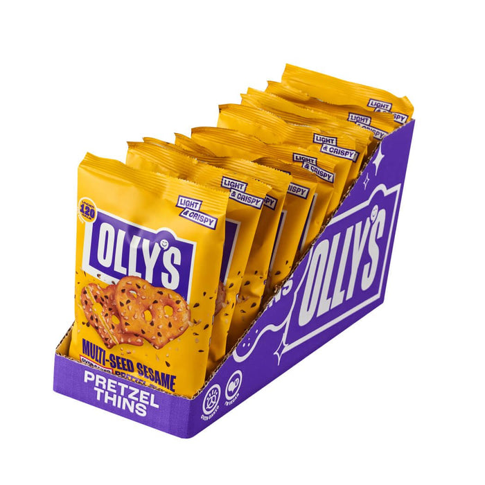 Olly's - Multiseed Sesame Pretzel Thins 35g-2
