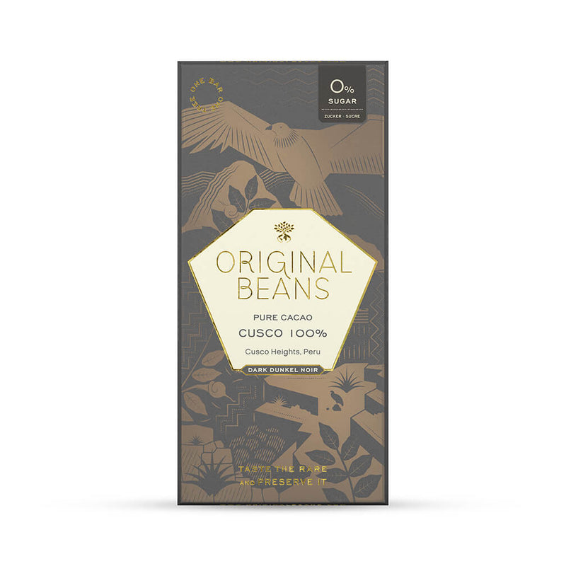 Original Beans - Cusco Chocolate Bar 100% 70g-1
