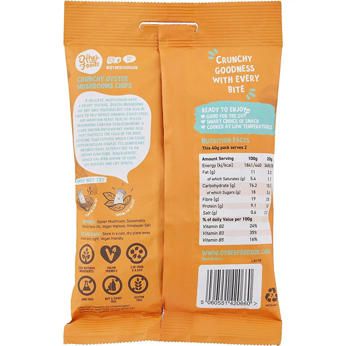 Other Foods - Crunchy Oyster Mushrooms Bag 40g-2
