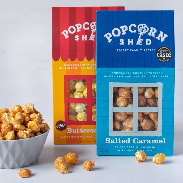 Popcorn Shed - Caramel Gourmet Popcorn Duo Pack-1