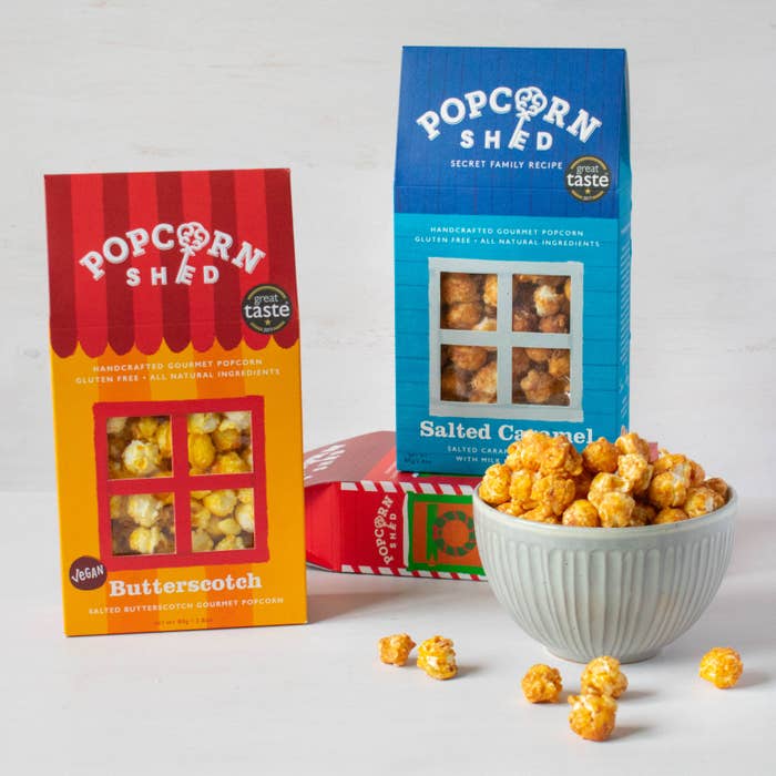Popcorn Shed - Caramel Gourmet Popcorn Flavour Selection-1