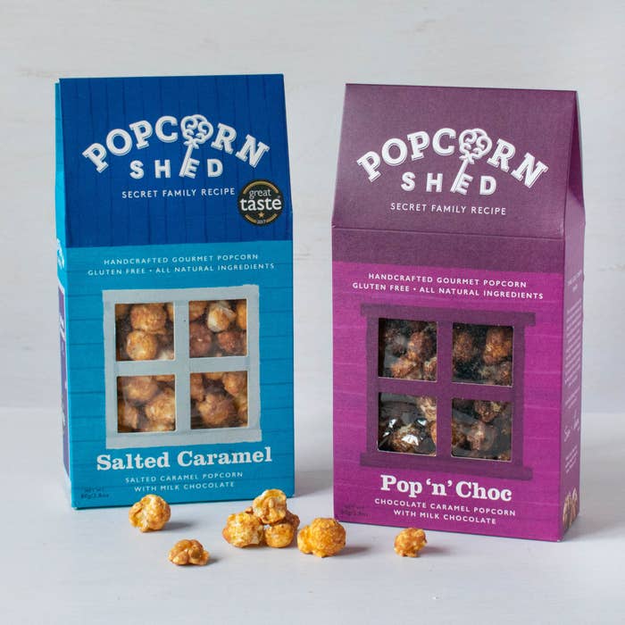 Popcorn Shed - Chocolate Caramel Popcorn Duo Pack-1