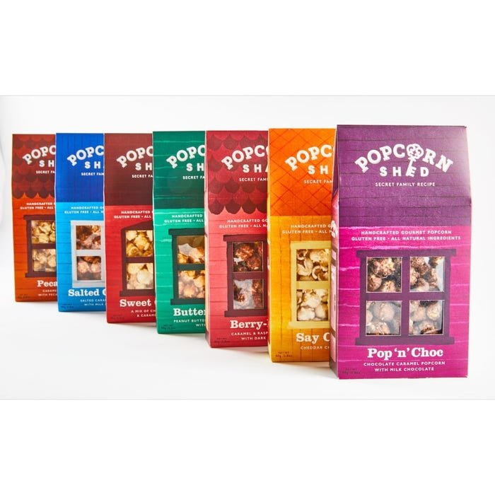 Popcorn Shed - Gourmet Popcorn Signature Flavour Selection - 7 Flavours-2
