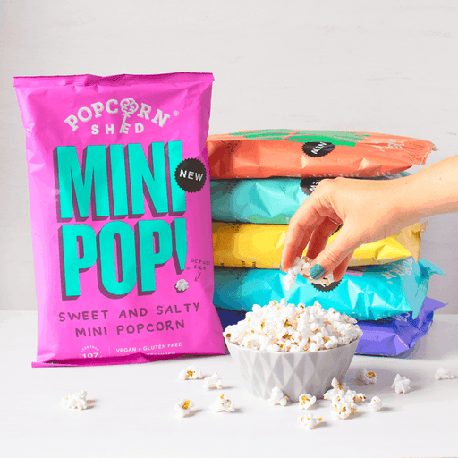 Popcorn Shed - Mini Pop! Vegan Popcorn Party Selection (6 Sharing Bags)-1
