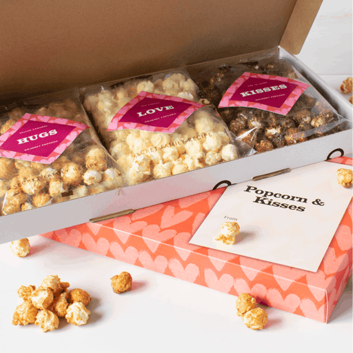 Popcorn Shed - Popcorn & Kisses' Gourmet Popcorn Letterbox Gift-1