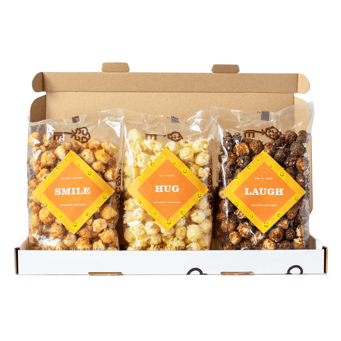 Popcorn Shed - Positive Vibes' Gourmet Popcorn Letterbox Gift-5