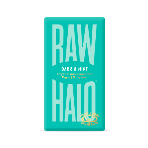 Raw Halo - Dark & Mint Organic Raw Chocolate 35g-1