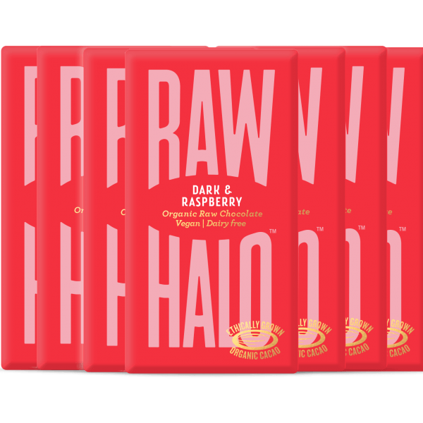 Raw Halo - Dark & Raspberry Organic Raw Chocolate 35g-4
