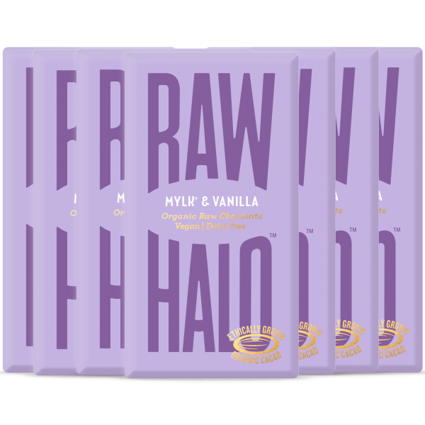 Raw Halo - Mylk & Vanilla Organic Raw Chocolate 35g-4