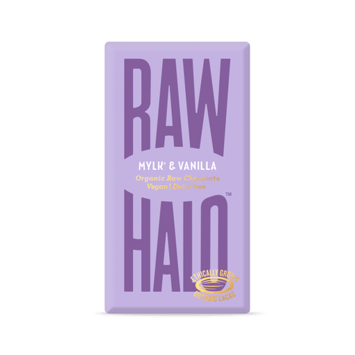 Raw Halo - Mylk & Vanilla Organic Raw Chocolate 35g-1
