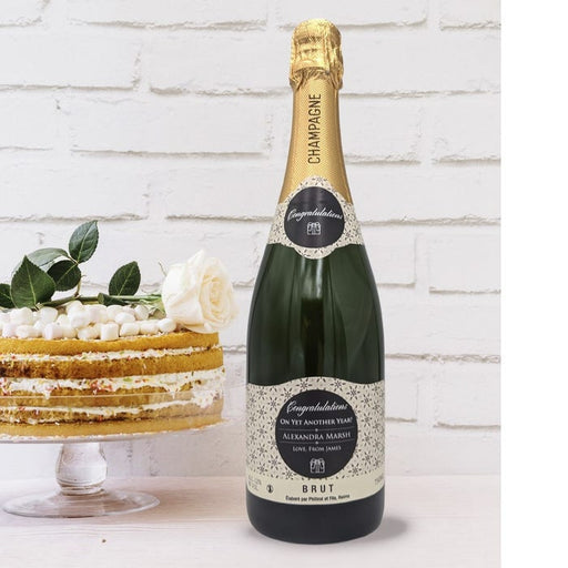 Say It With Champers - Birthday Personalised Champagne Gift-1