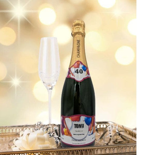 Say It With Champers - Personalised Birthday Champagne Gift-1