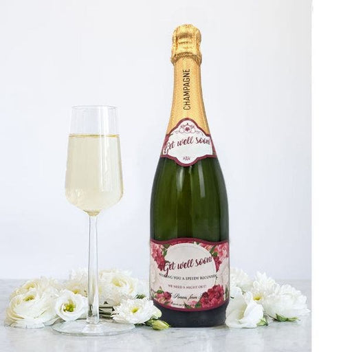 Say It With Champers - Personalised Get Well Soon Gift-1