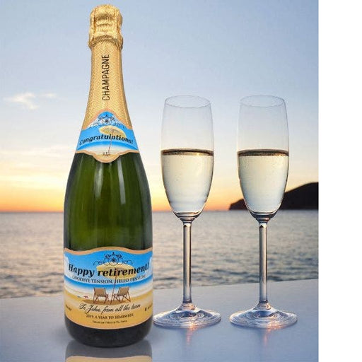 Say It With Champers - Personalised Retirement Champagne Gift-1
