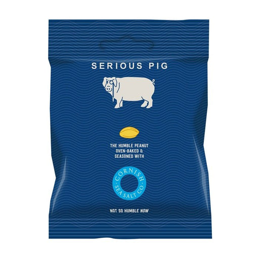 Serious Pig - Cornish Sea Salted Baked Salted Peanuts 40g-1