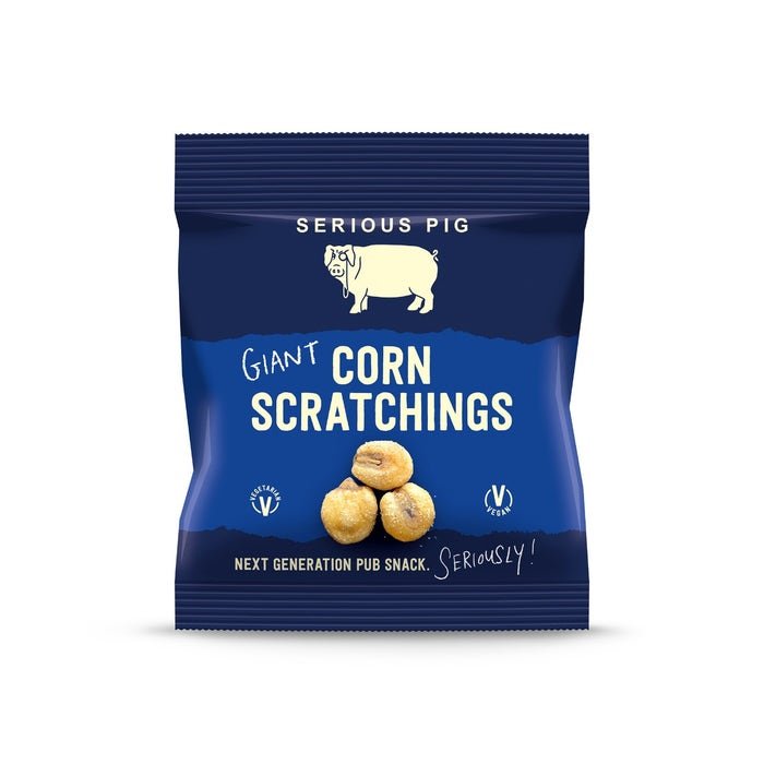 Serious Pig - Fried And Seasoned Giant Corn Scratchings Bag 35g-3