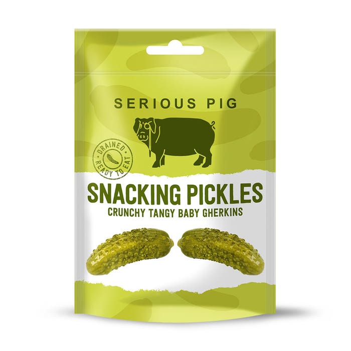 Serious Pig - Snacking Pickles Crunchy Baby Gherkins 40g-2
