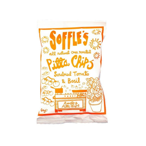 Soffles - Sundried Tomato & Basil Pitta Chips 15 x 60g-1