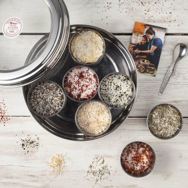 Spice Kitchen - 7 Flavoured Sea Salts Collection with Storage Tin-1