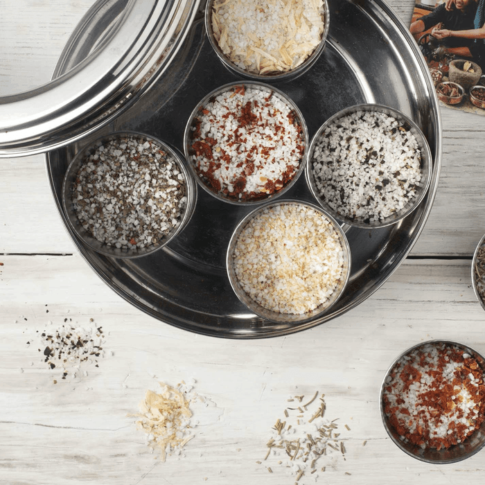 Spice Kitchen - 7 Flavoured Sea Salts Collection with Storage Tin-6