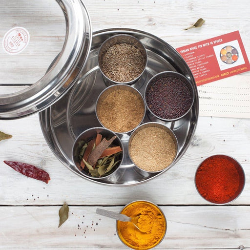 Spice Kitchen - Indian Spice Tin With 9 Spices-1