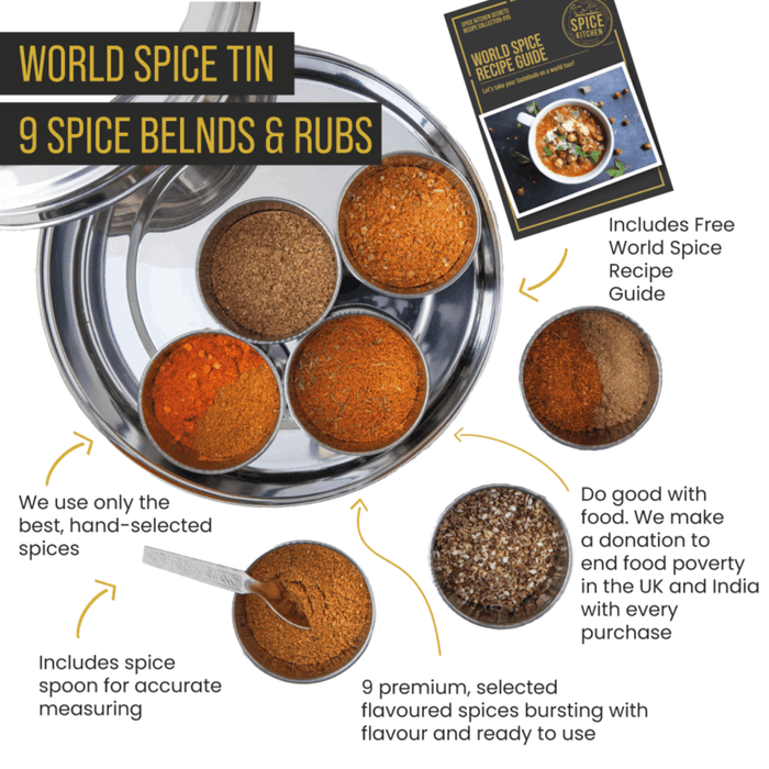 Spice Kitchen - World Spice Blends & BBQ Rubs Spice Tin-4
