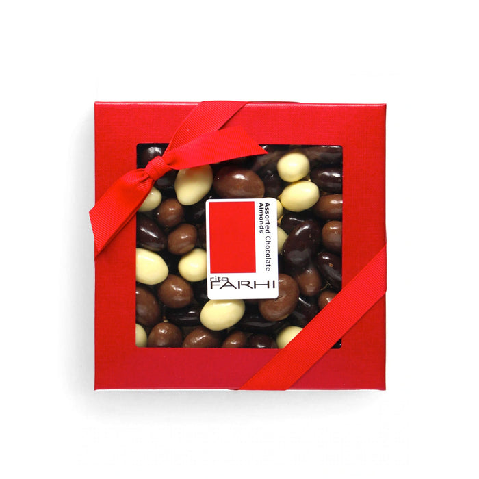 Assorted Chocolate Almonds Luxury Gift Box Gift Giving RJF Farhi 