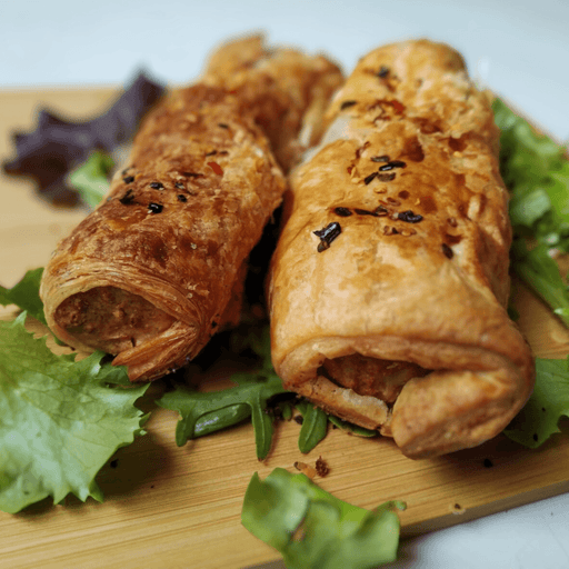 Sunshine Vegan Deli - Plant Chorizo Pork Jumbo Sausage Rolls With Chilli 170g 2 Pack-1