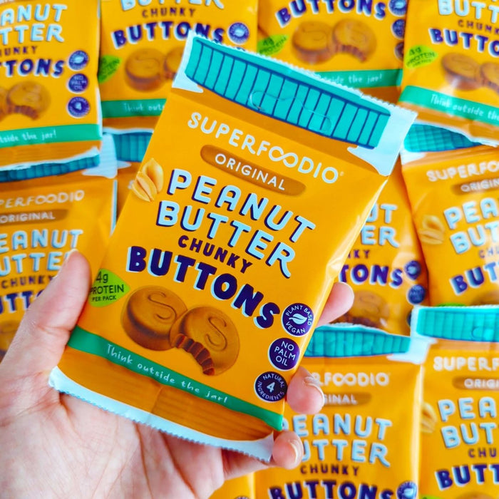 Superfoodio - Original Peanut Butter Buttons 15 x 20g-3