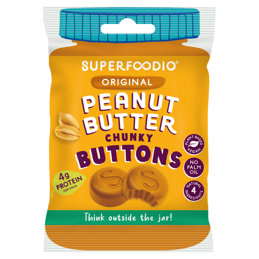 Superfoodio - Original Peanut Butter Buttons 15 x 20g-1