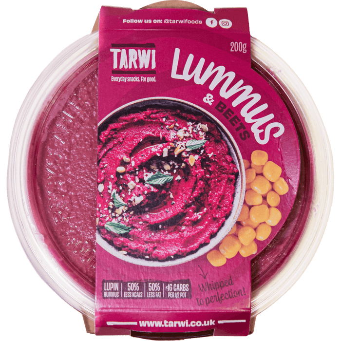 Tarwi - Lummus & Beets Lupin Bean Hummus 6 x 200g-1