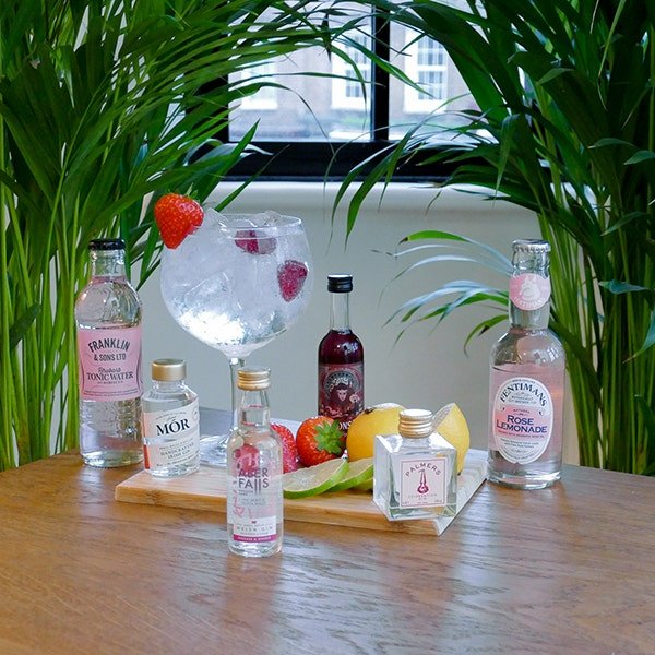 TASTE Cocktails - The 4 Shades of Pink Gins and Tonics Gift Set-3