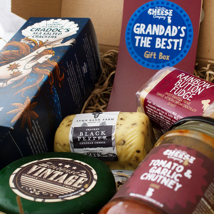 The Chuckling Cheese Company - Grandad is the Best Cheese Gift Box-2