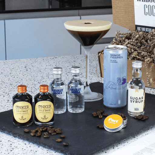 The Cocktail Connoisseurs - Espresso Martini Cocktail Making Gift Set - 4 Cocktails-1