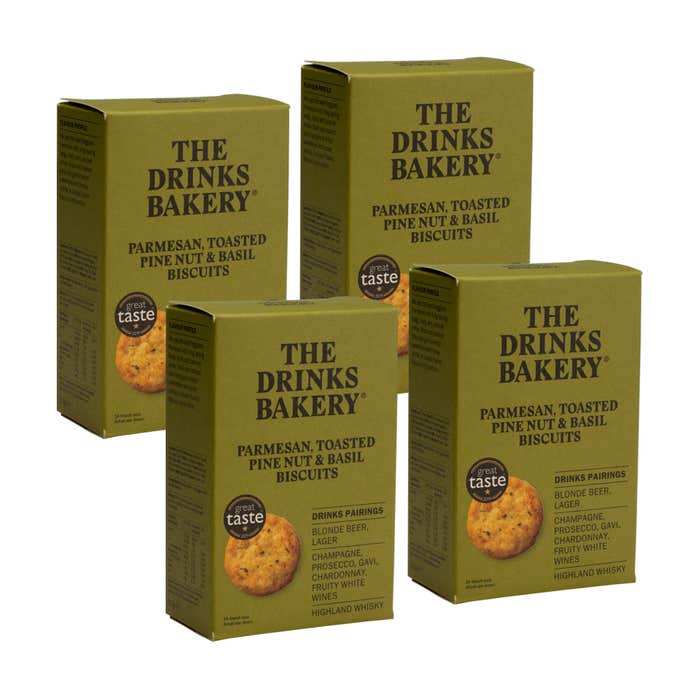 The Drinks Bakery - Parmesan, Toasted Pine Nuts & Basil Biscuits 110g-3