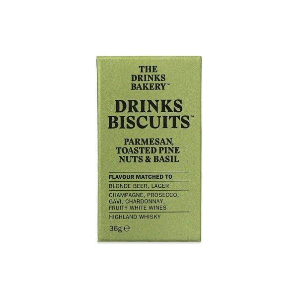 The Drinks Bakery - Parmesan, Toasted Pine Nuts & Basil Biscuits 36g-2