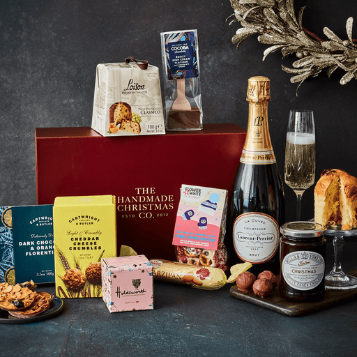 The Handmade Christmas Co. - Champagne & Panettone Christmas Gift Box-1