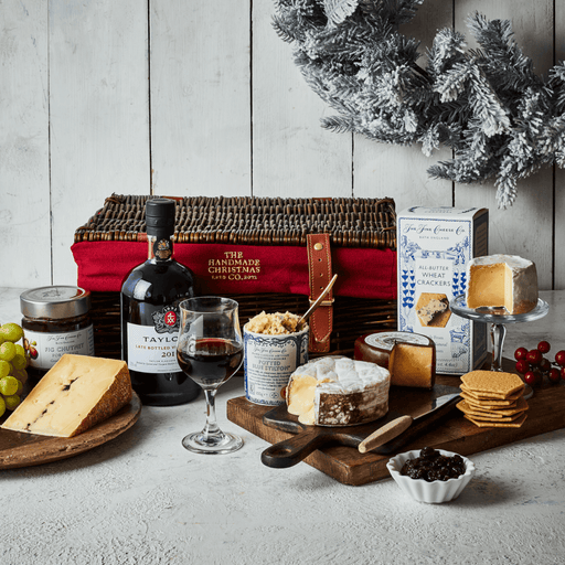The Handmade Christmas Co. - Cheese & Port Indulgence Christmas Hamper-1
