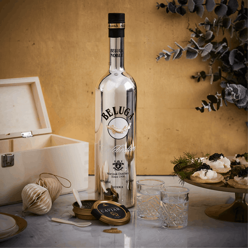 The Handmade Christmas Co. - Oscietra Caviar And Beluga Vodka Gift Box-1