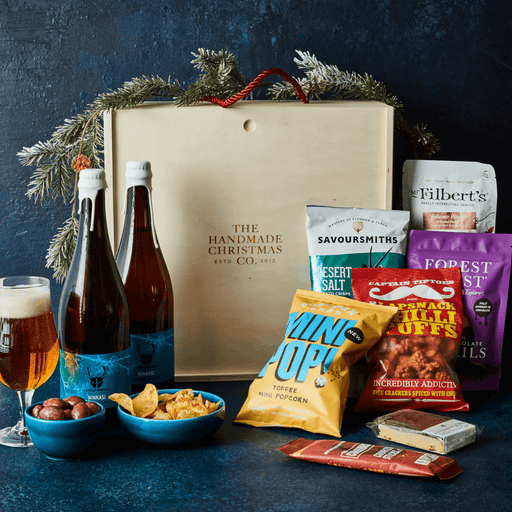 The Handmade Christmas Co. - The Beer & Nibbles Gift Box-1