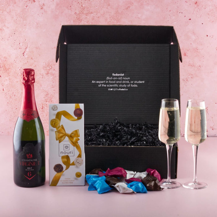 Valentines Champagne & Truffles Gift Hamper-1