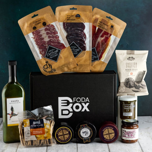 White Wine, Cheese and Charcuterie Gift-1